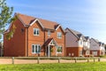 New build modern detached houses. UK
