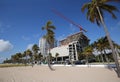 New building going up on Fort Lauderdale Beach Royalty Free Stock Photo