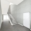 New building interior, staircase Royalty Free Stock Photo