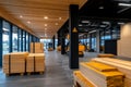 New building, modular construction, prefabricated elements speeds up the building process with cost-effective, efficient methods