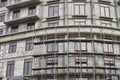 New building under construction, scaffolding and concrete Royalty Free Stock Photo