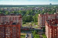 New buildings and cottage village. Balashikha, Russia