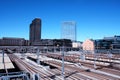 New buildings in the neighbourhood of Bjorvika, the station is t