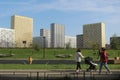 New buildings in the Yaroslavl residental complex on the outskirts of the town of Mytishchi.