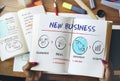 New Business Begin Launch Growth Success Concept Royalty Free Stock Photo