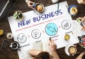 New Business Begin Launch Growth Success Concept Royalty Free Stock Photo