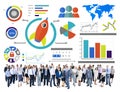 New Business Chart Innovation Teamwork Global Business Concept Royalty Free Stock Photo