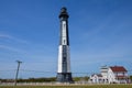 The New Cape Henry Lighthouse in Virginia Beach, Virginia on a clear sunny day Royalty Free Stock Photo