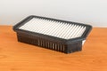 New car engine air filter for car Royalty Free Stock Photo