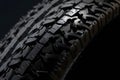 New car tire close up. Neural network AI generated Royalty Free Stock Photo