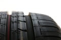 New car tyre (tire) Royalty Free Stock Photo