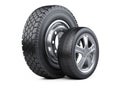 New car wheels with disk for cars and trucks. Royalty Free Stock Photo