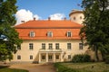 New castle manor. Cesis. Latvia Royalty Free Stock Photo
