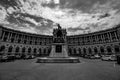 The New Castle Neue Burg in the Hofburg Palace in Vienna, Austria Royalty Free Stock Photo