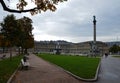 New Castle Square in Stuttgart Royalty Free Stock Photo