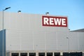 New central warehouse of the German food retailer Rewe in a industrial area in Magdeburg