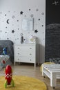 New child room in cosmic style