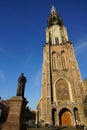 New church and Hugo Grotius statue