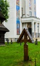 New church and Old Bogdan Voda church