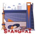 Shanghai branding technology concept