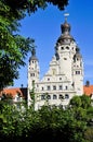 New city hall in Leipzig Royalty Free Stock Photo