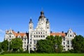 New city hall in Leipzig Royalty Free Stock Photo