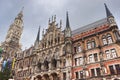 View of new city hall in Munich, Germany