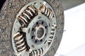 New clutch disk closeup with selective focus Royalty Free Stock Photo