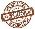 new collection brown stamp