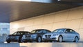 New collection of powerful BMW 535 business and family classes Royalty Free Stock Photo