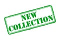 New collection rubber stamp Royalty Free Stock Photo