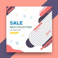 New collection sale post template