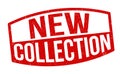 New collection sign or stamp Royalty Free Stock Photo