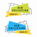 New collection of summer 2017 promotional logotypes set