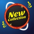 New Collection Vector Icon Button Design