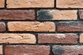 New colorful brick wall for texture or background Royalty Free Stock Photo