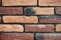 New colorful brick wall for texture or background Royalty Free Stock Photo