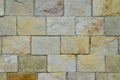 New colorful stone wall closeup Royalty Free Stock Photo