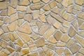 New colorful stone wall  closeup Royalty Free Stock Photo