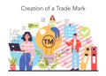 New company, trade mark registration. Business start up form