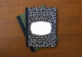New Composition book and notebook Royalty Free Stock Photo