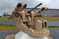 The new concept of automatic short-range air defense system Rheinmetall using MBDA Mistral guided missiles.