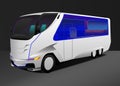 New concept of Bus with truck-head Royalty Free Stock Photo