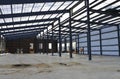 New concrete and steel frame building under construction. Royalty Free Stock Photo