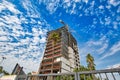 New condominium contruction in Mazatlan Golden Zone Zona Dorada, a famous touristic beach and resort zone in Mexico Royalty Free Stock Photo