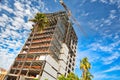 New condominium contruction in Mazatlan Golden Zone Zona Dorada, a famous touristic beach and resort zone in Mexico Royalty Free Stock Photo