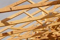 New Construction Home Framing Abstract Royalty Free Stock Photo