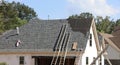 Roof Work on New House Royalty Free Stock Photo