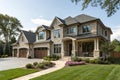New construction luxury home exterior Royalty Free Stock Photo