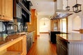 New construction luxury home interior. Kitchen with beautiful details.